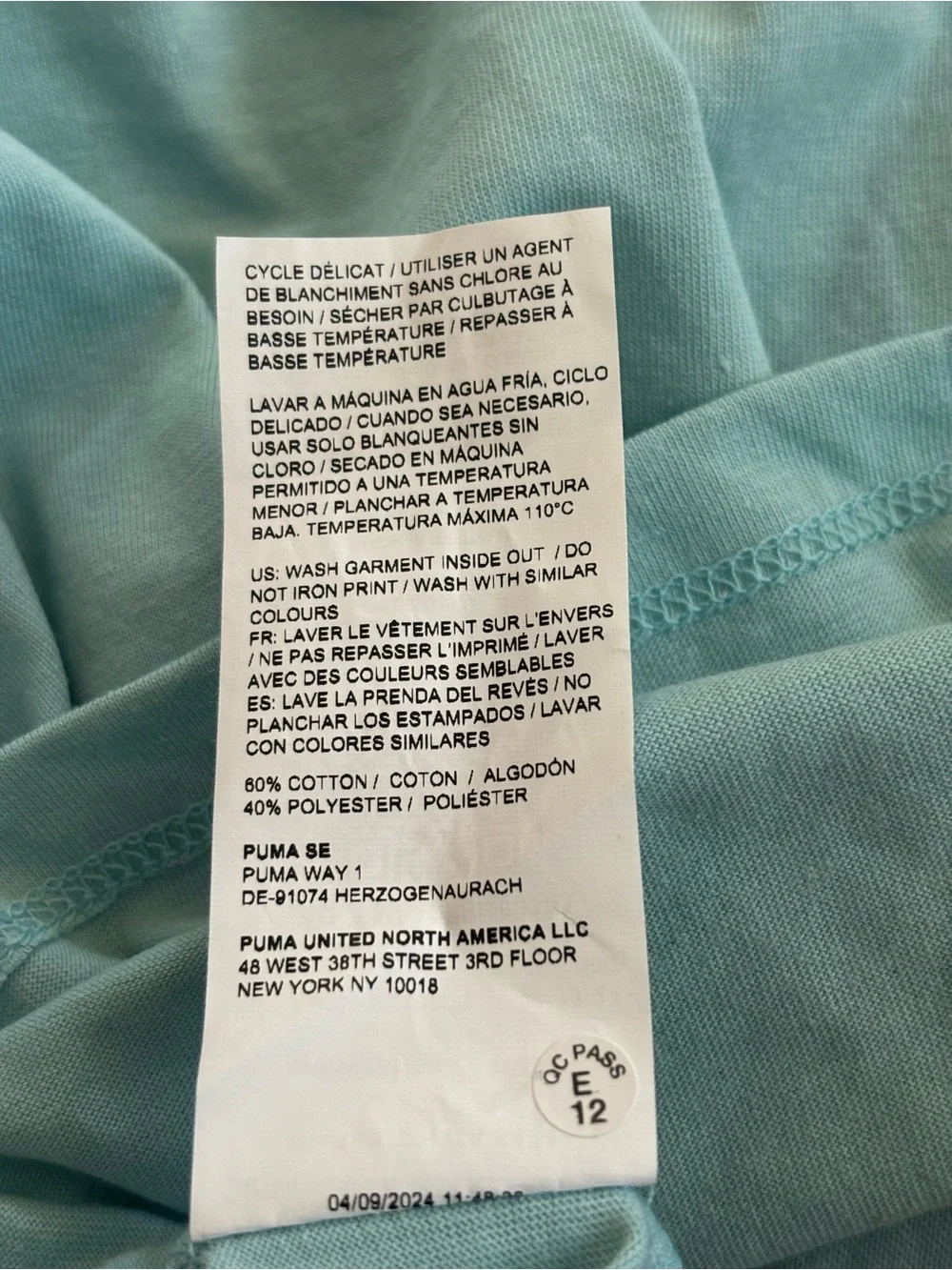 Puma Bright Pink Athletic Shorts with White Tag Detail